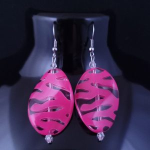 Náušnice Pink tiger